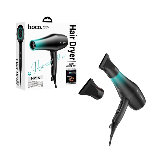 Hoco Hair Dryer HP15 Hot and Cold Air Blue Gradient Hoco Hair Dryer HP15 Hot and Cold Air Blue Gradient